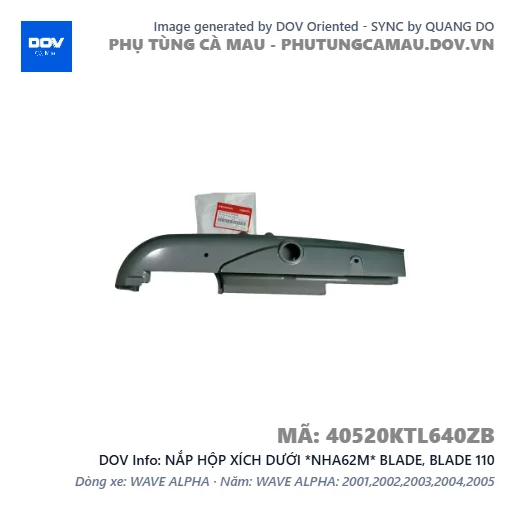 NẮP HỘP XÍCH DƯỚI *NHA62M* BLADE, BLADE 110 — 40520KTL640ZB