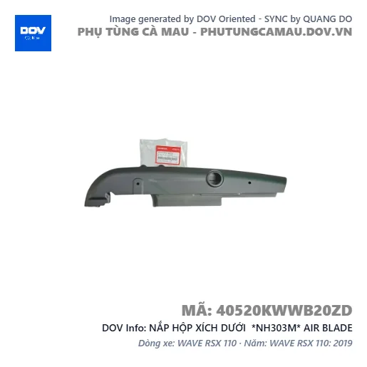 NẮP HỘP XÍCH DƯỚI *NH303M* AIR BLADE — 40520KWWB20ZD