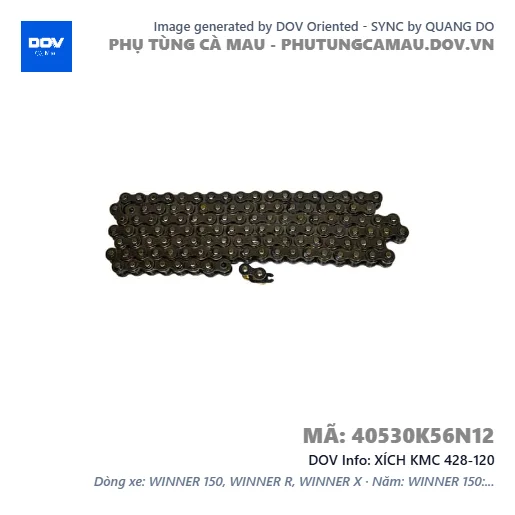 XÍCH KMC 428-120  — 40530K56N12
