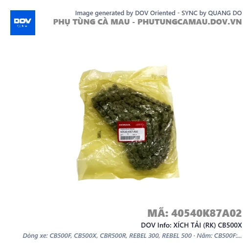 XÍCH TẢI (RK) CB500X — 40540K87A02