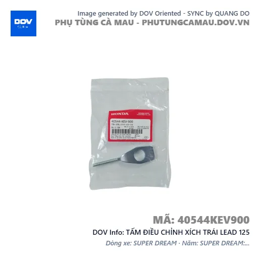 TẤM ĐIỀU CHỈNH XÍCH TRÁI LEAD 125 — 40544KEV900