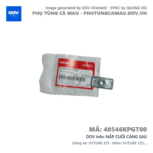 NẮP CUỐI CÀNG SAU  — 40546KPGT00