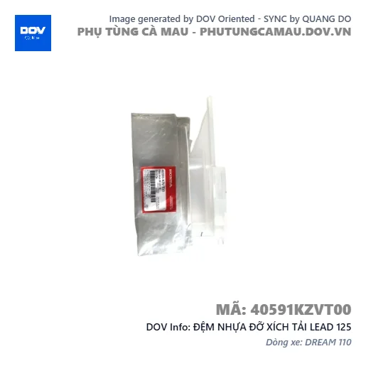 ĐỆM NHỰA ĐỠ XÍCH TẢI LEAD 125 — 40591KZVT00