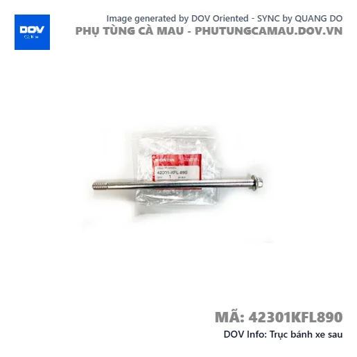 Trục bánh xe sau  — 42301KFL890