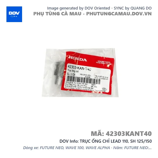 TRỤC ỐNG CHỈ LEAD 110, SH 125/150 — 42303KANT40