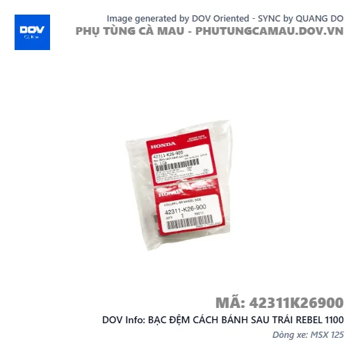 BẠC ĐỆM CÁCH BÁNH SAU TRÁI REBEL 1100 — 42311K26900