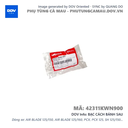BẠC CÁCH BÁNH SAU  — 42311KWN900