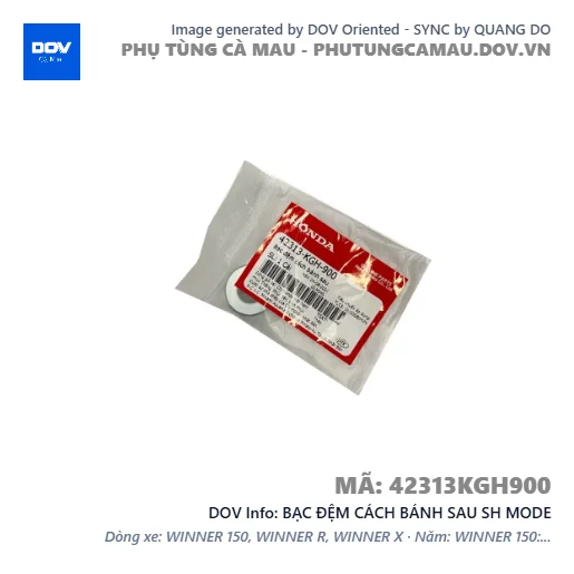 BẠC ĐỆM CÁCH BÁNH SAU SH MODE — 42313KGH900