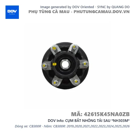 CỤM BẮT NHÔNG TẢI SAU *NH303M* — 42615K45NA0ZB