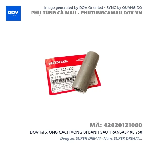 ỐNG CÁCH VÒNG BI BÁNH SAU TRANSALP XL 750 — 42620121000