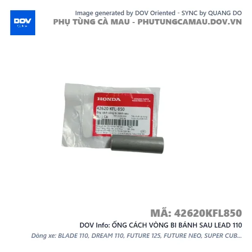 ỐNG CÁCH VÒNG BI BÁNH SAU LEAD 110 — 42620KFL850