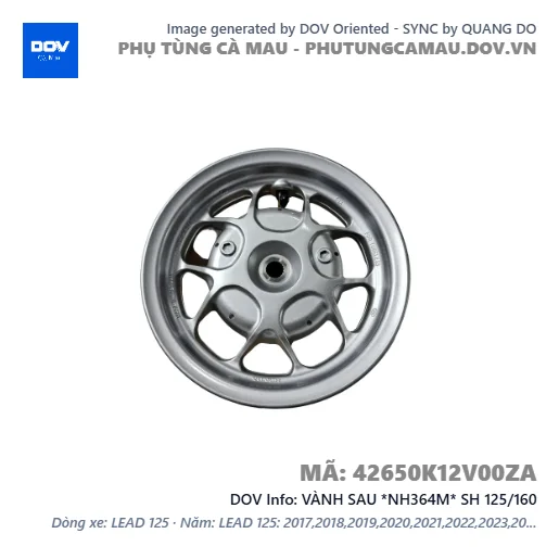 VÀNH SAU *NH364M* SH 125/160 — 42650K12V00ZA
