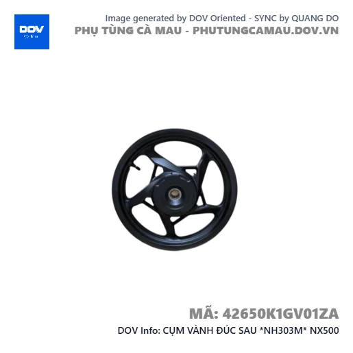 CỤM VÀNH ĐÚC SAU *NH303M* NX500 — 42650K1GV01ZA