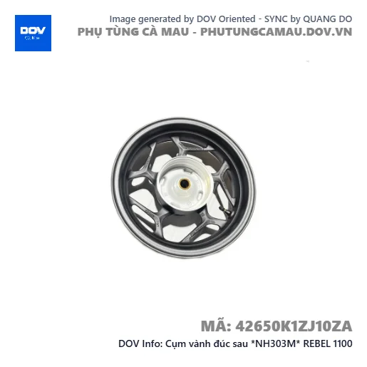 Cụm vành đúc sau *NH303M* REBEL 1100 — 42650K1ZJ10ZA