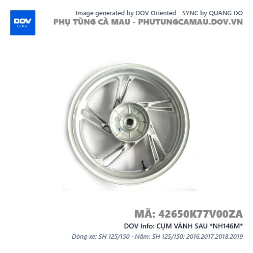 CỤM VÀNH SAU *NH146M*  — 42650K77V00ZA