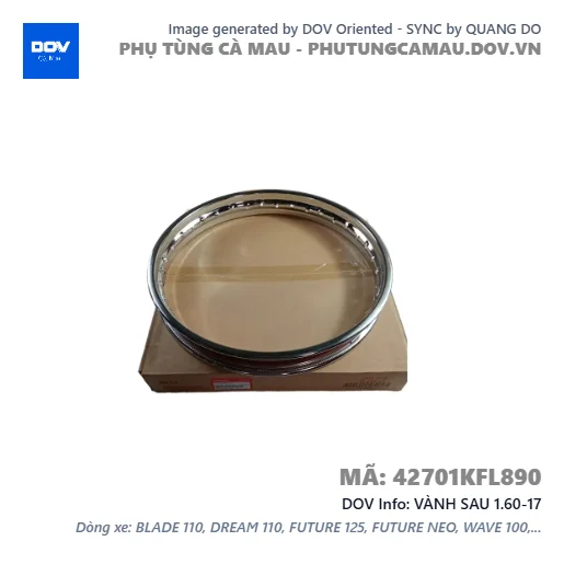 VÀNH SAU 1.60-17  — 42701KFL890