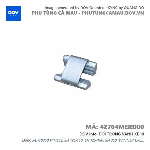 ĐỐI TRỌNG VÀNH XE 10 — 42704MERD00