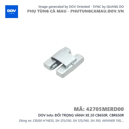 ĐỐI TRỌNG VÀNH XE 20 CB650R, CBR650R — 42705MERD00