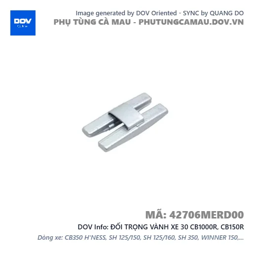 ĐỐI TRỌNG VÀNH XE 30 CB1000R, CB150R — 42706MERD00