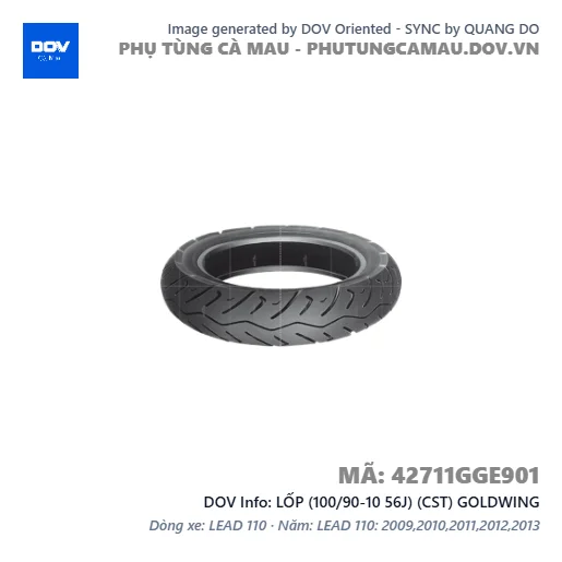 LỐP (100/90-10 56J) (CST) GOLDWING — 42711GGE901