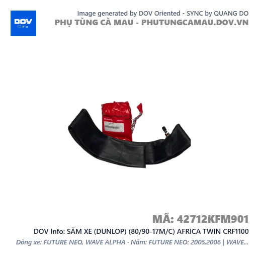 SĂM XE (DUNLOP) (80/90-17M/C) AFRICA TWIN CRF1100 — 42712KFM901