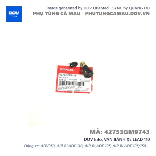VAN BÁNH XE LEAD 110 — 42753GM9743