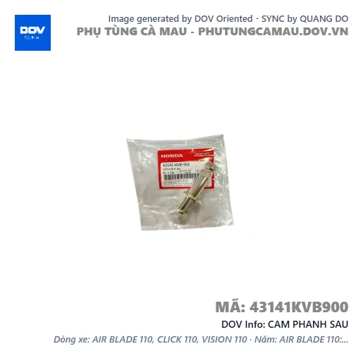 CAM PHANH SAU  — 43141KVB900