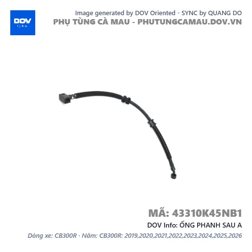 ỐNG PHANH SAU A  — 43310K45NB1