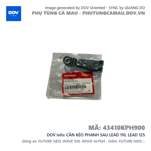 CẦN KÉO PHANH SAU LEAD 110, LEAD 125 — 43410KPH900