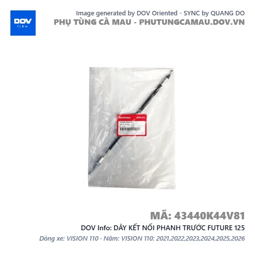 DÂY KẾT NỐI PHANH TRƯỚC FUTURE 125 — 43440K44V81