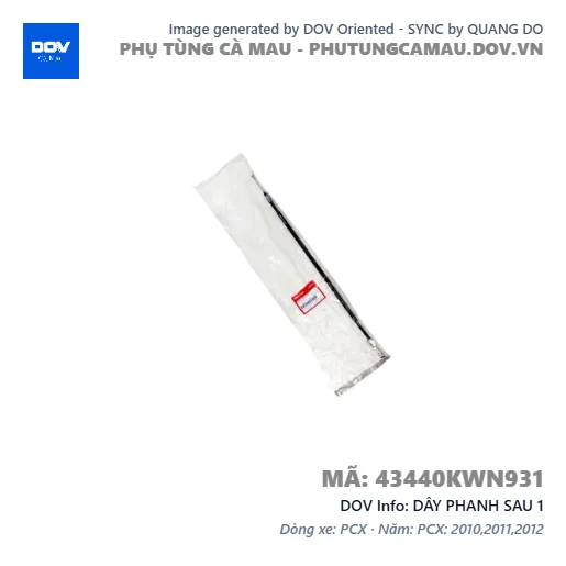 DÂY PHANH SAU 1 — 43440KWN931