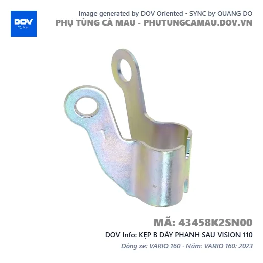 KẸP B DÂY PHANH SAU VISION 110 — 43458K2SN00