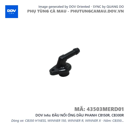 ĐẦU NỐI ỐNG DẦU PHANH CB150R, CB300R — 43503MERD01