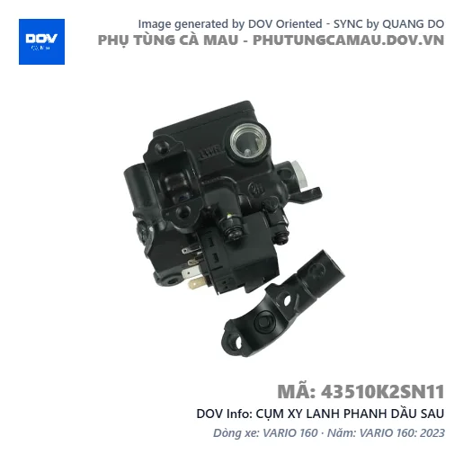 CỤM XY LANH PHANH DẦU SAU — 43510K2SN11