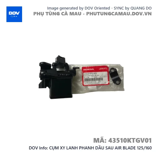 CỤM XY LANH PHANH DẦU SAU AIR BLADE 125/160 — 43510KTGV01