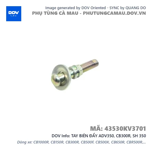 TAY BIÊN ĐẨY ADV350, CB300R, SH 350 — 43530KV3701