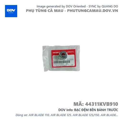 BẠC ĐỆM BÊN BÁNH TRƯỚC — 44311KVB910