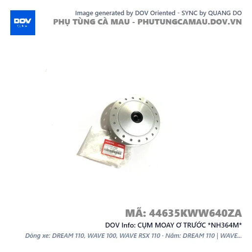 CỤM MOAY Ơ TRƯỚC *NH364M*  — 44635KWW640ZA