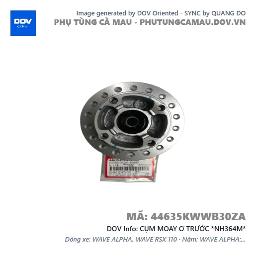 CỤM MOAY Ơ TRƯỚC *NH364M*  — 44635KWWB30ZA