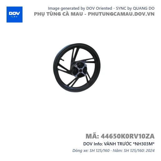 VÀNH TRƯỚC *NH303M*  — 44650K0RV10ZA