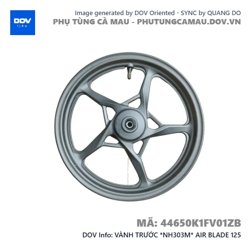 VÀNH TRƯỚC *NH303M* AIR BLADE 125 — 44650K1FV01ZB