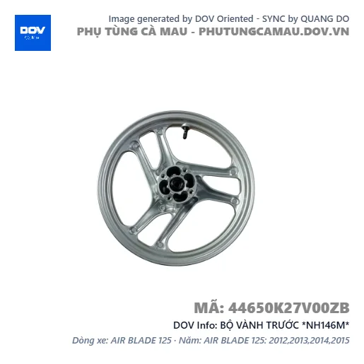 BỘ VÀNH TRƯỚC *NH146M*  — 44650K27V00ZB