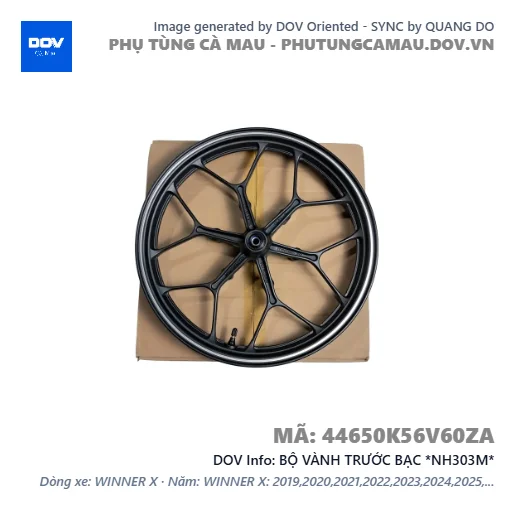 BỘ VÀNH TRƯỚC BẠC *NH303M*  — 44650K56V60ZA