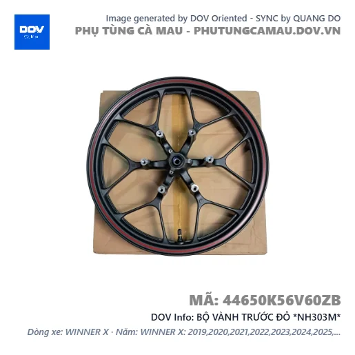 BỘ VÀNH TRƯỚC ĐỎ *NH303M*  — 44650K56V60ZB