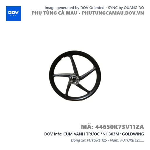 CỤM VÀNH TRƯỚC *NH303M* GOLDWING — 44650K73V11ZA