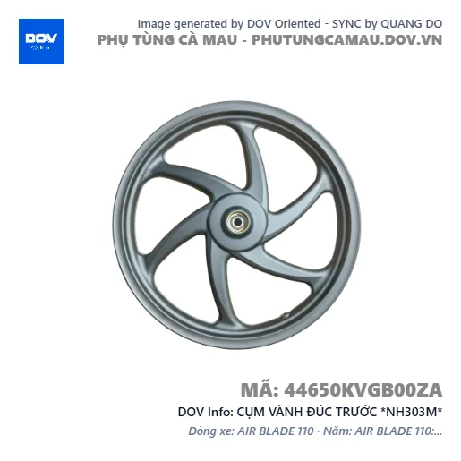 CỤM VÀNH ĐÚC TRƯỚC *NH303M*  — 44650KVGB00ZA