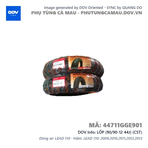 LỐP (90/90-12 44J) (CST)  — 44711GGE901