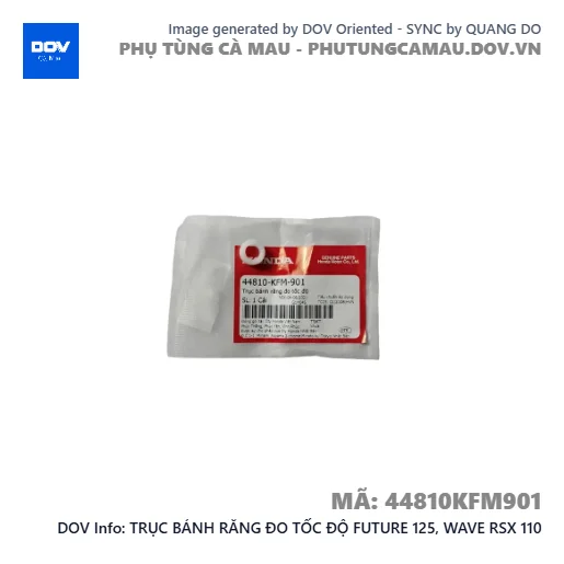 TRỤC BÁNH RĂNG ĐO TỐC ĐỘ FUTURE 125, WAVE RSX 110 — 44810KFM901