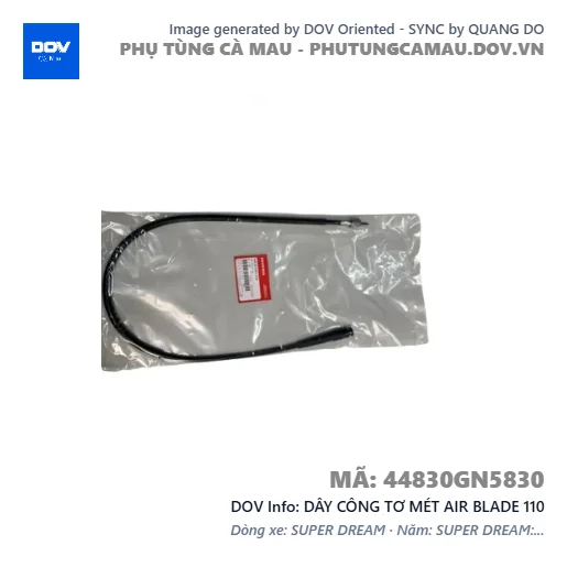 DÂY CÔNG TƠ MÉT AIR BLADE 110 — 44830GN5830