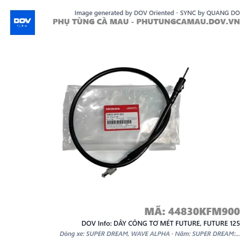 DÂY CÔNG TƠ MÉT FUTURE, FUTURE 125 — 44830KFM900